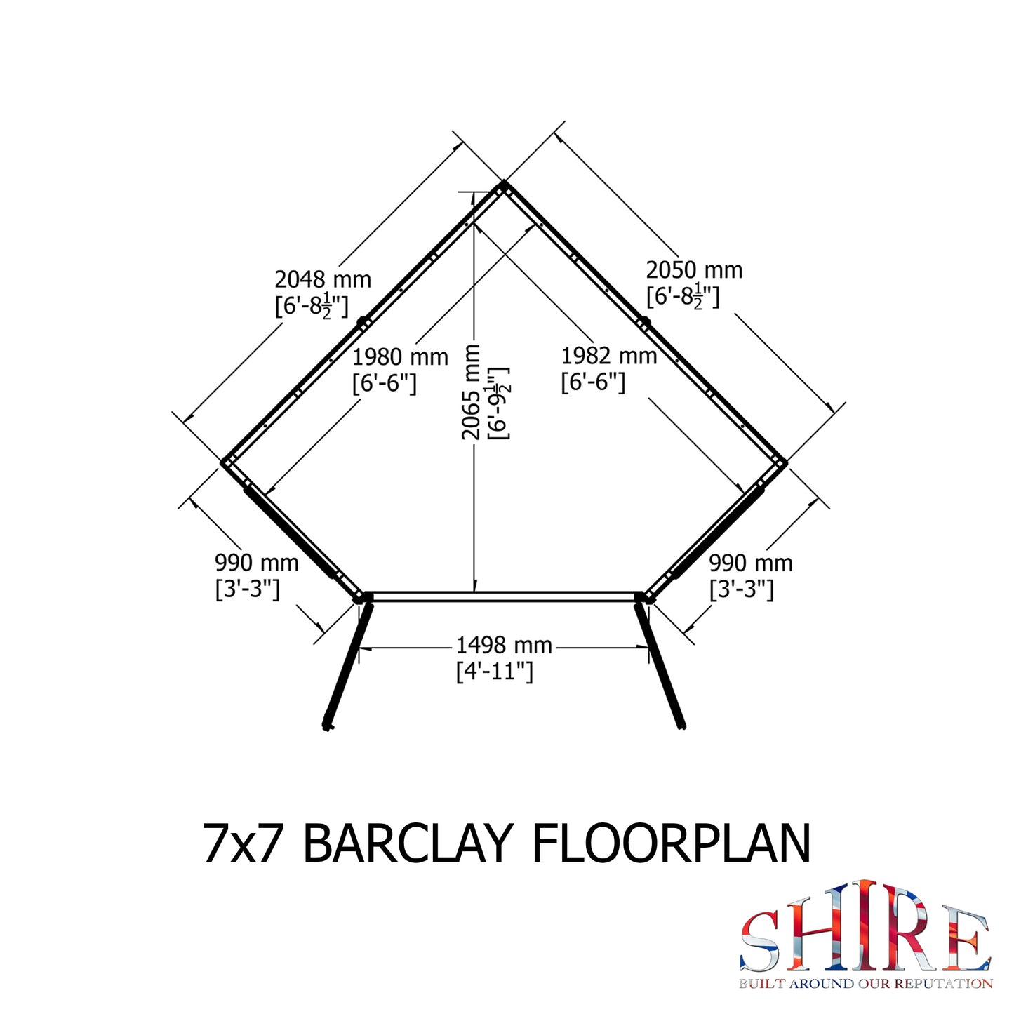 Shire Barclay 7' x 7' Summer House