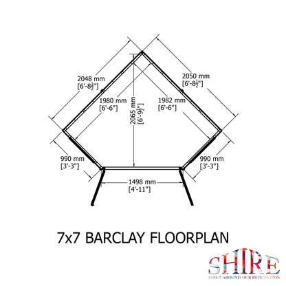 Shire Barclay 7' x 7' Summer House