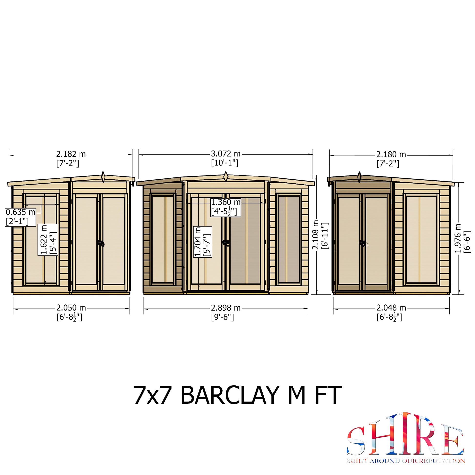 Shire Barclay 7' x 7' Summer House