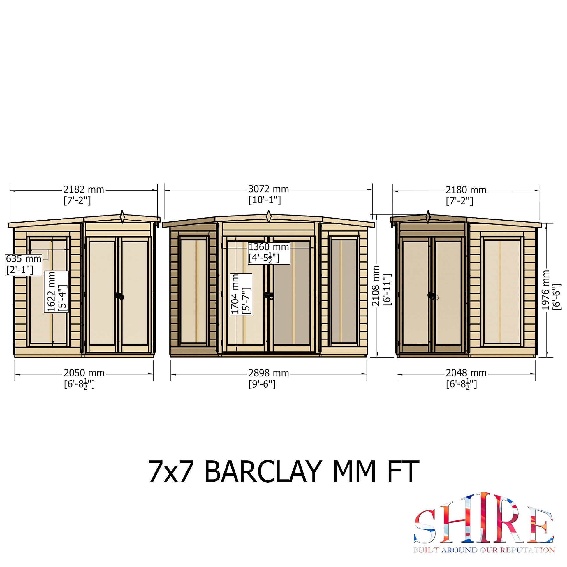 Shire Barclay 7' x 7' Summer House