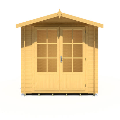 Shire Barnsdale Single Doorale 7' x 7' ft 19mm Log Cabin