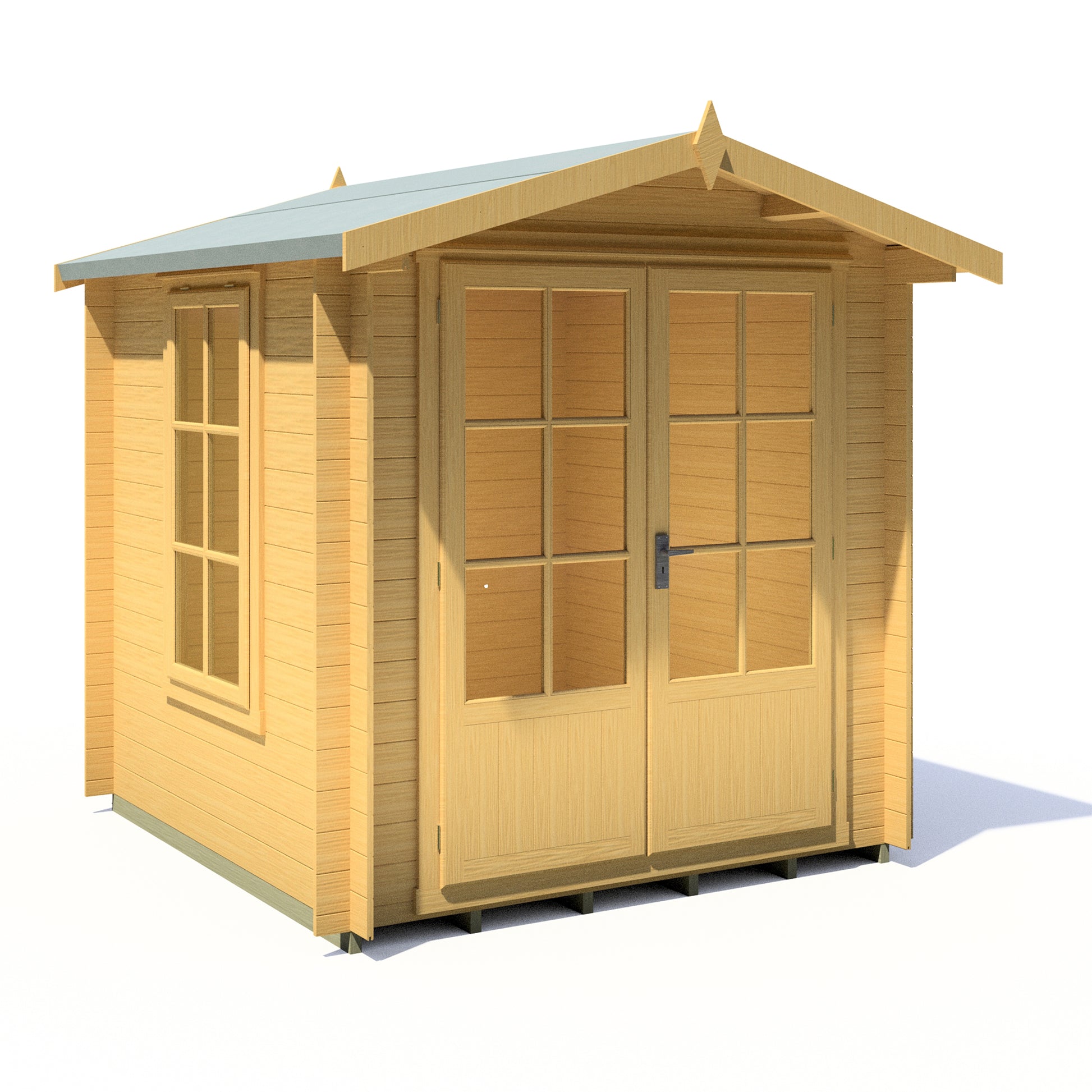 Shire Barnsdale Single Doorale 7' x 7' ft 19mm Log Cabin