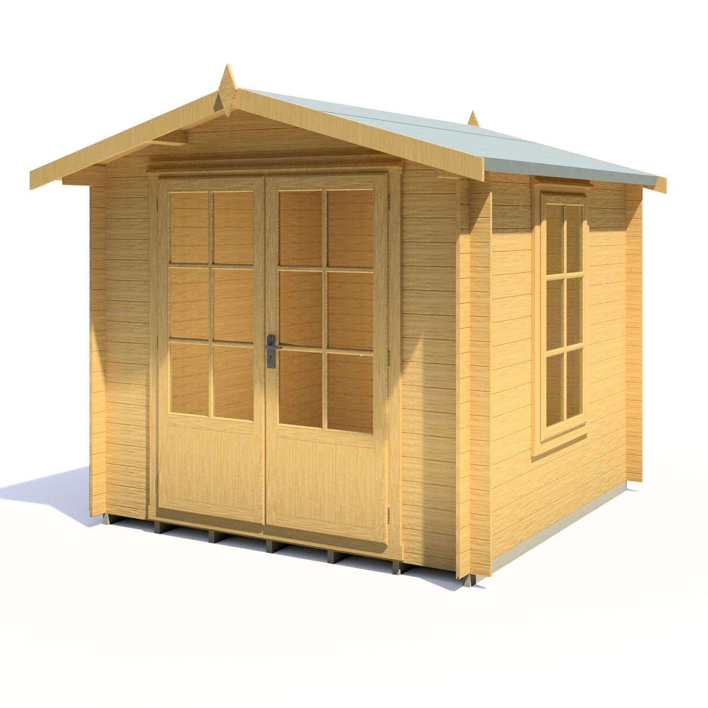 Shire Barnsdale Single Doorale 8' x 8' ft 19mm Log Cabin