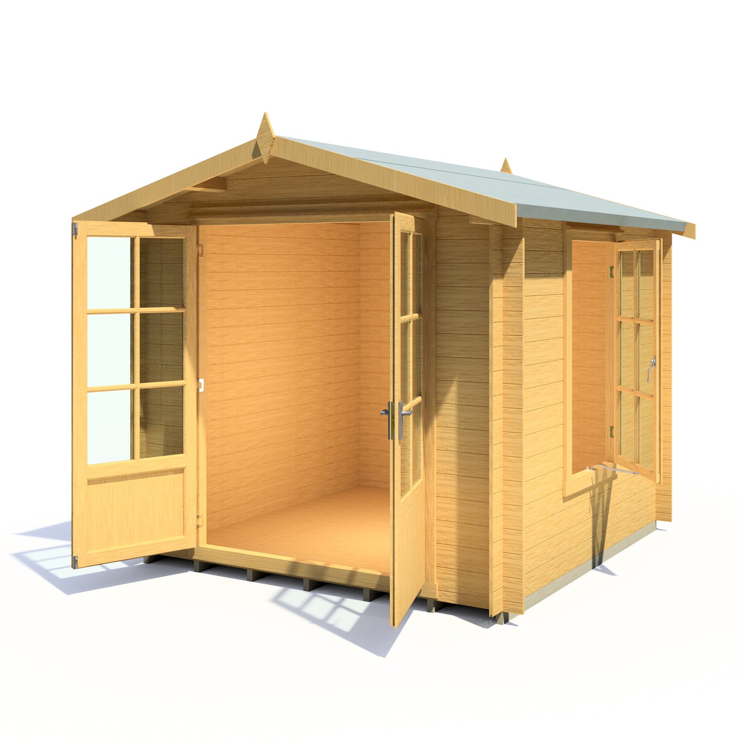 Shire Barnsdale Single Doorale 8' x 8' ft 19mm Log Cabin