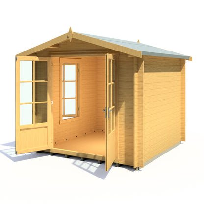 Shire Barnsdale Single Doorale 8' x 8' ft 19mm Log Cabin