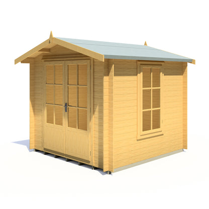 Shire Barnsdale Single Doorale 8' x 8' ft 19mm Log Cabin