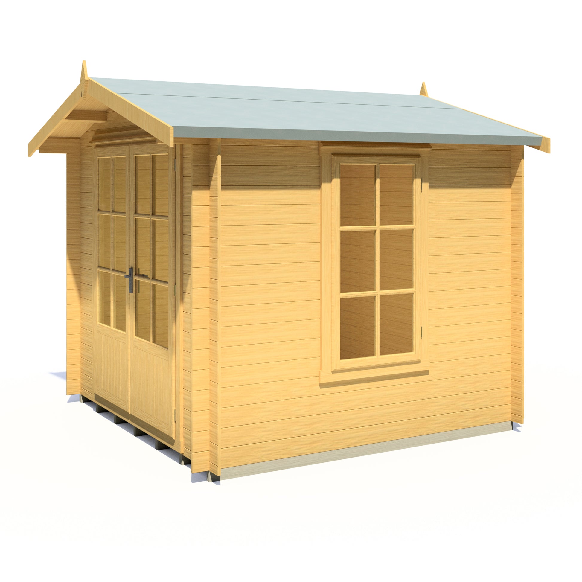 Shire Barnsdale Single Doorale 8' x 8' ft 19mm Log Cabin