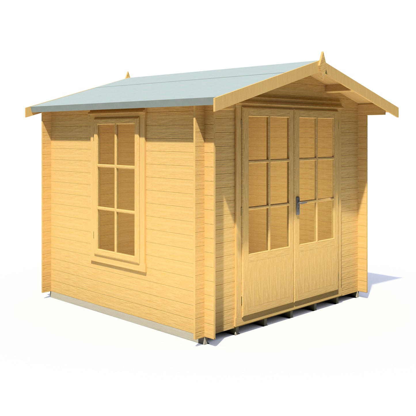 Shire Barnsdale Single Doorale 8' x 8' ft 19mm Log Cabin