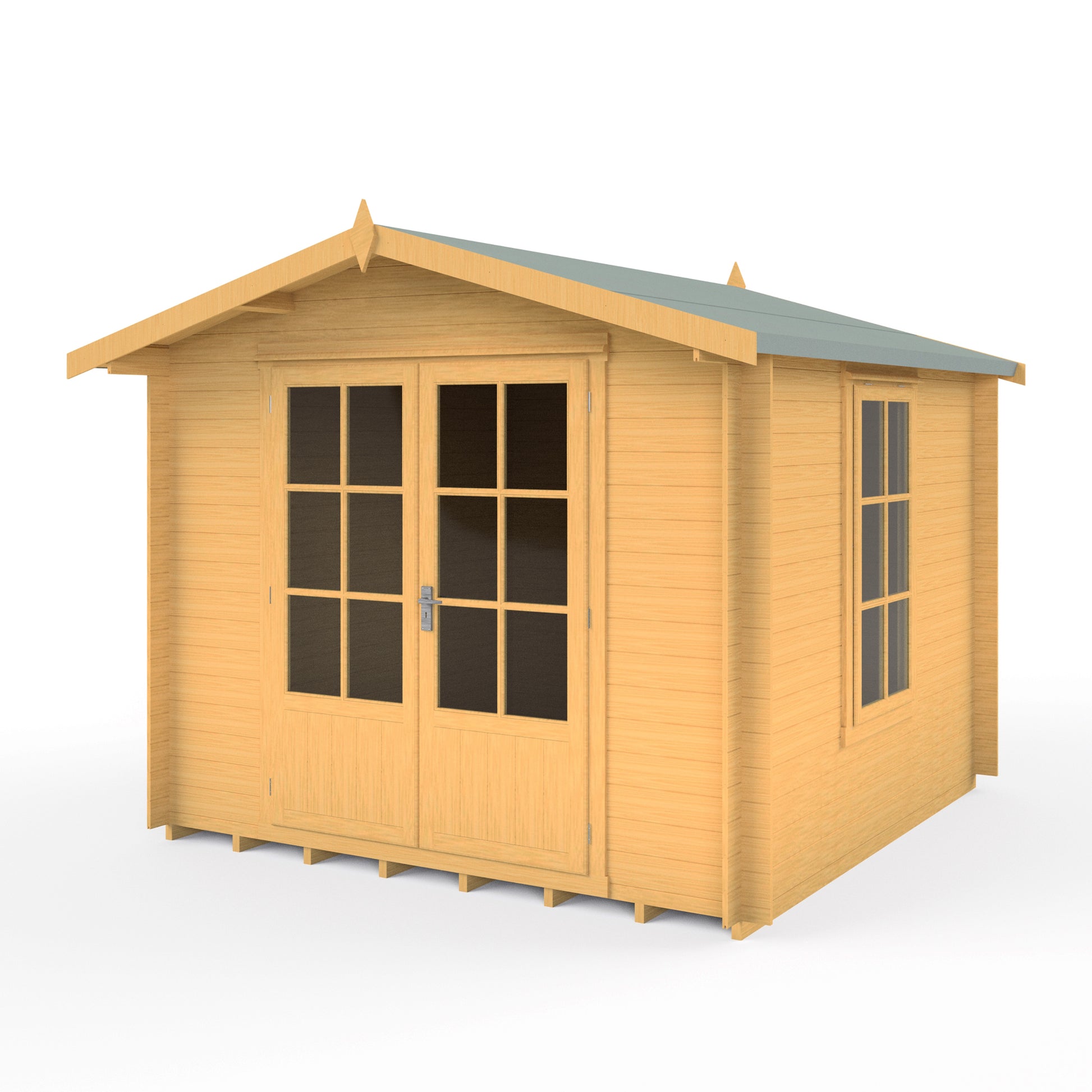 Shire Barnsdale Single Doorale 9' x 9' ft 19mm Log Cabin