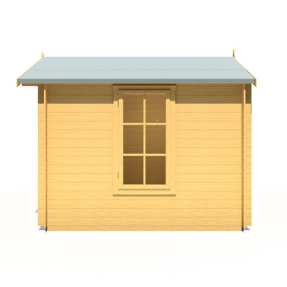 Shire Barnsdale Single Doorale 9' x 9' ft 19mm Log Cabin