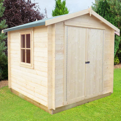 Shire Bradley 7' x 7' ft 19mm Log Cabin