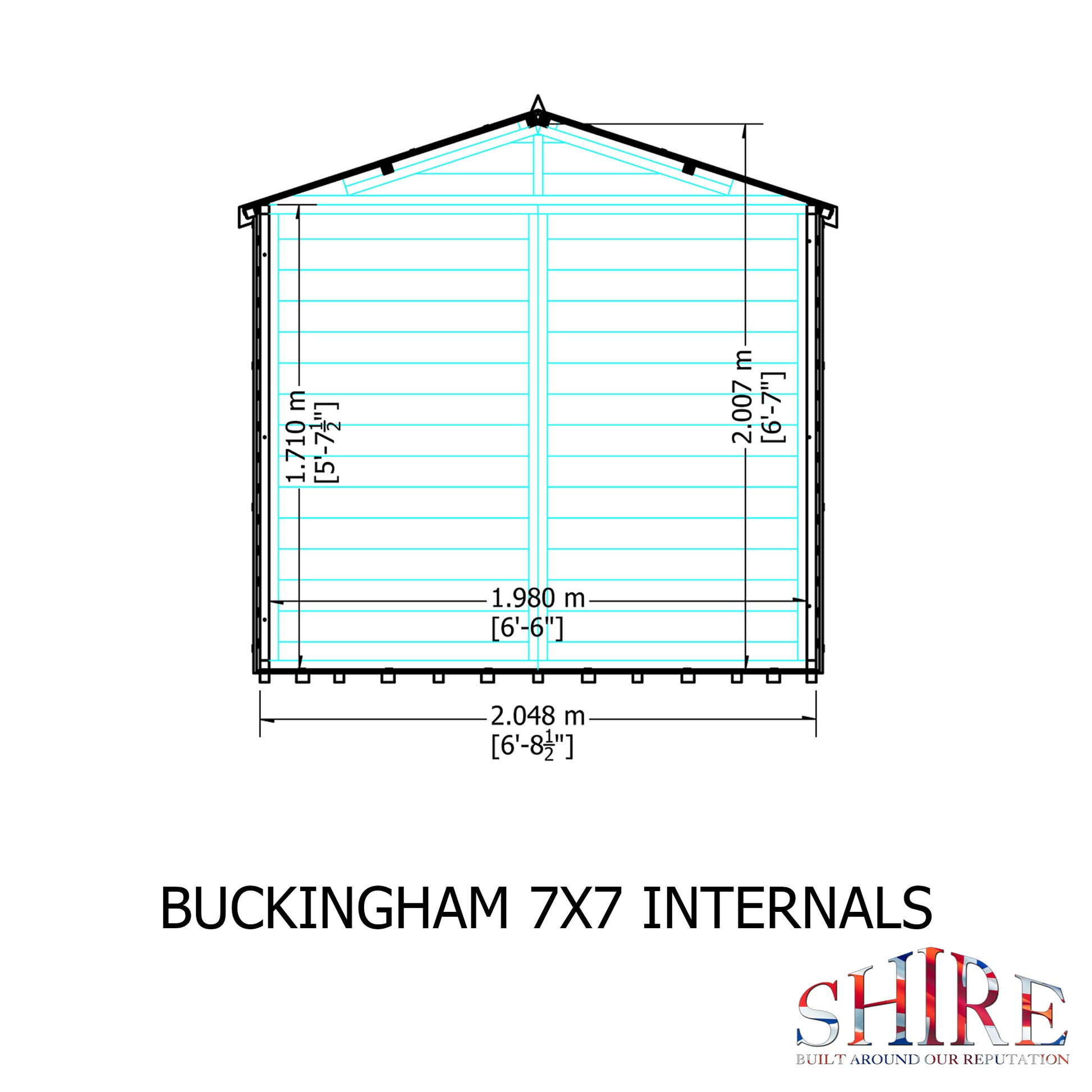 Shire Buckingham 7' x 7' Summer House