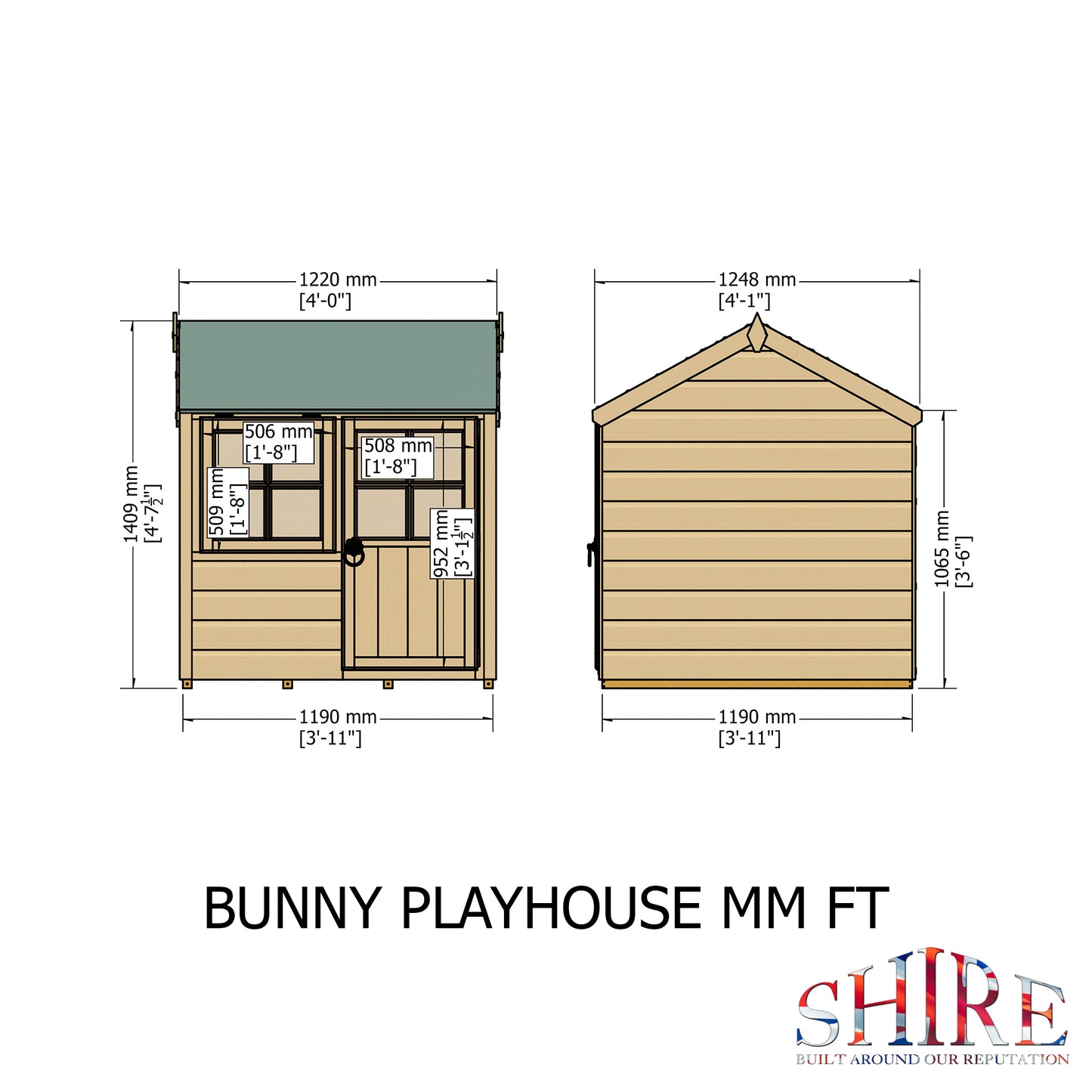 Shire 4x4 Bunny Little House