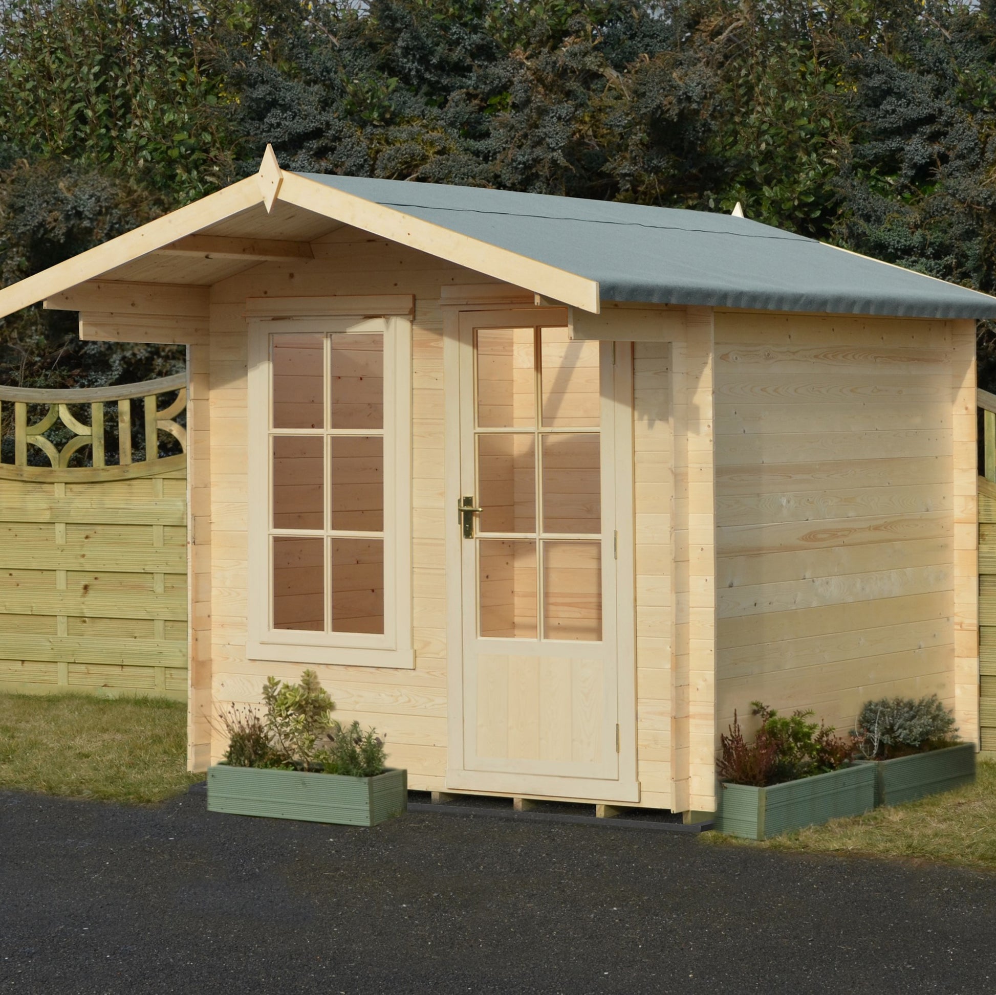 Shire Crinan 7' x 7' ft 19mm Log Cabin