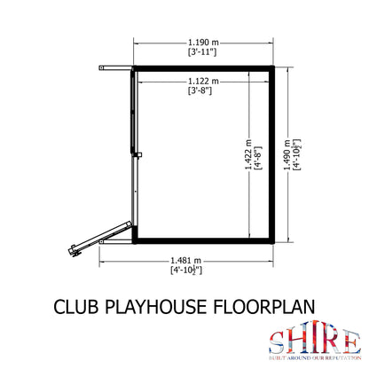 Shire Club 5' x 4' Little House