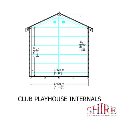 Shire Club 5' x 4' Little House