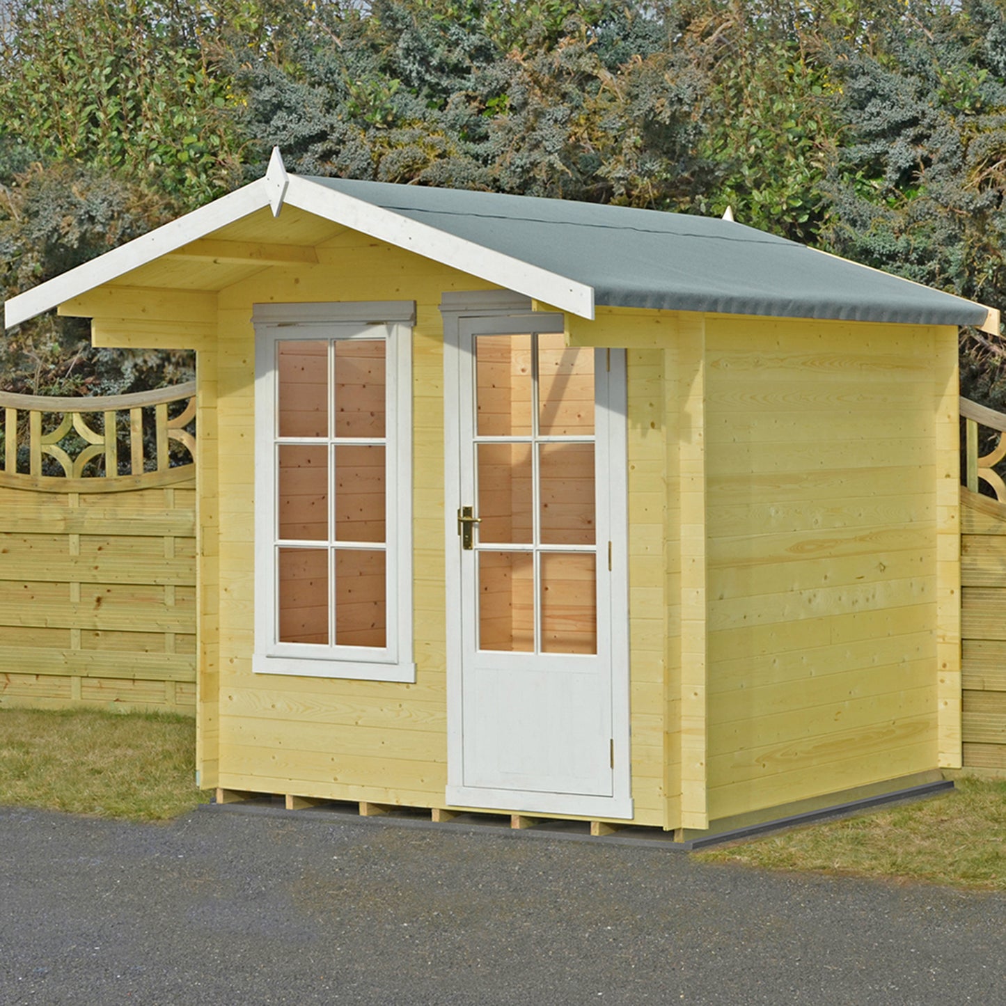 Shire Crinan 7' x 7' ft 19mm Log Cabin