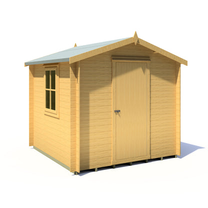 Shire Danbury 8' x 8' ft 19mm Log Cabin