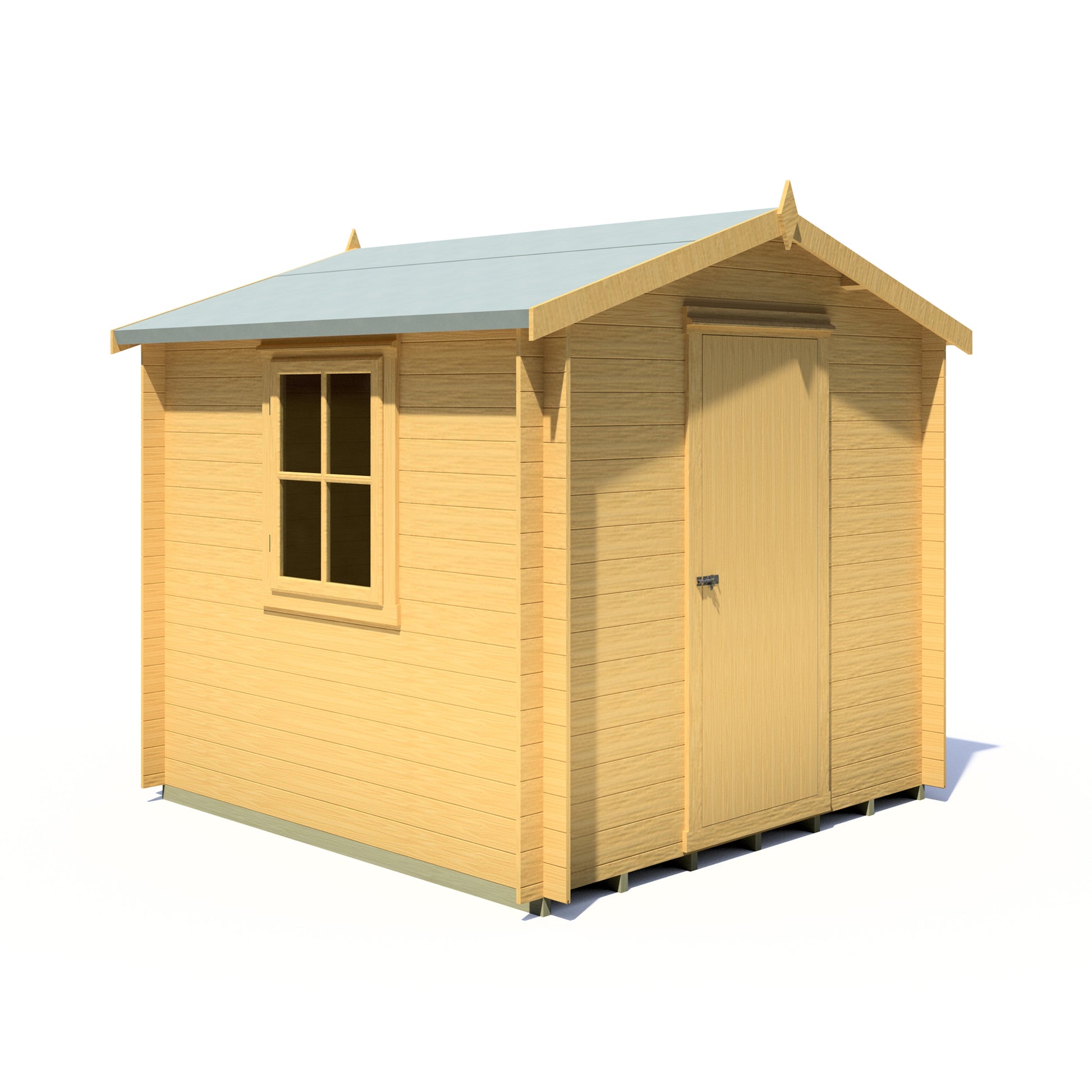 Shire Danbury 8' x 8' ft 19mm Log Cabin