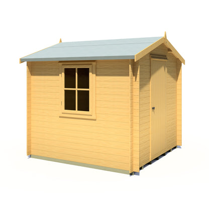 Shire Danbury 8' x 8' ft 19mm Log Cabin