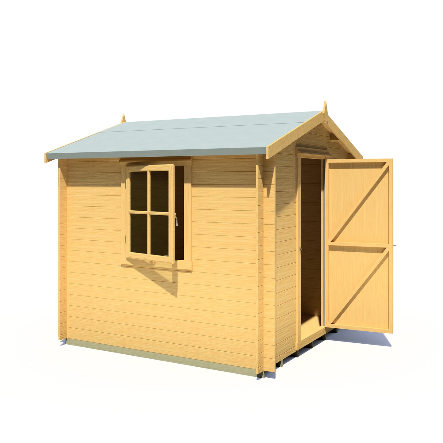 Shire Danbury 8' x 8' ft 19mm Log Cabin