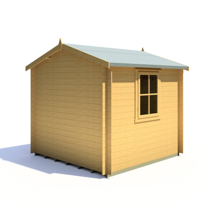 Shire Danbury 8' x 8' ft 19mm Log Cabin