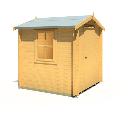 Shire Danbury 7' x 7' ft 19mm Log Cabin