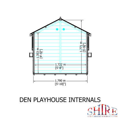 Shire Den 6' x 6' Little House