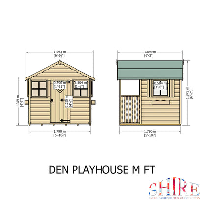 Shire Den 6' x 6' Little House