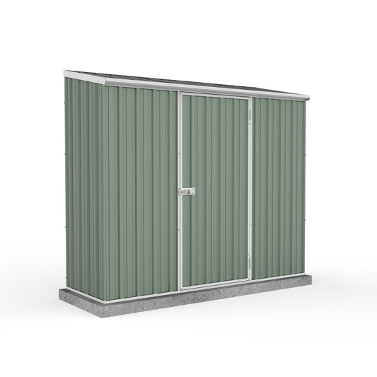 Mercia Absco Space Saver Shed 2.26m x 0.78m - (Pale Eucalyptus)