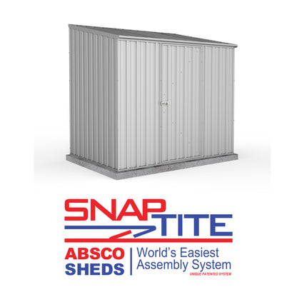 Mercia Absco Space Saver Shed 2.26m x 1.52m - (Zinc)