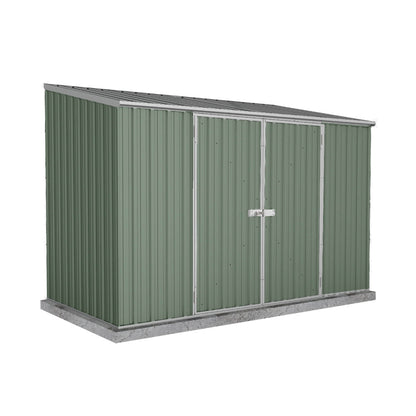 Mercia Absco Space Saver Shed 3m x 1.52m - (Pale Eucalyptus)