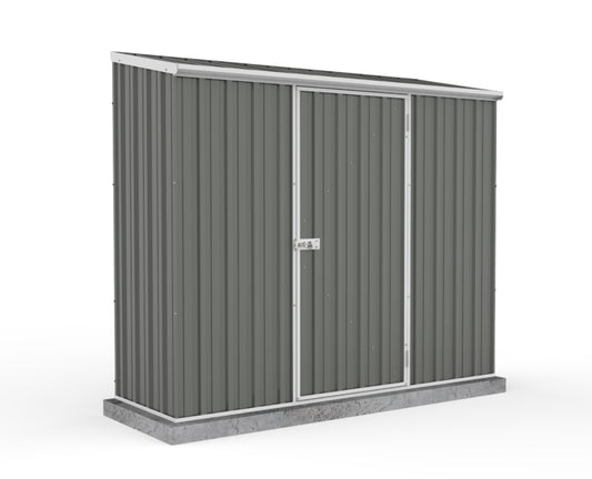 Mercia Absco Space Saver Shed 2.26m x 0.78m - (Woodland Grey)