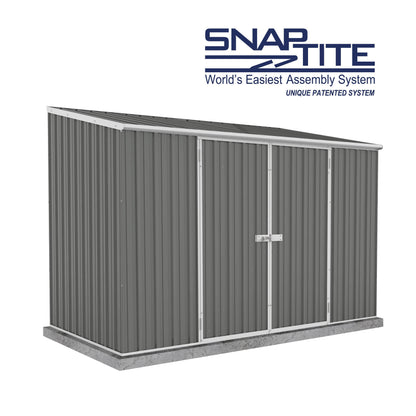 Mercia Absco Space Saver Shed 3m x 1.52m - (Wooland Grey)