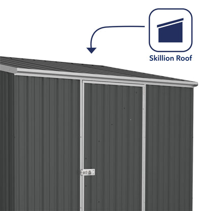 Mercia Absco Space Saver Shed 2.26m x 1.52m - (Monument)