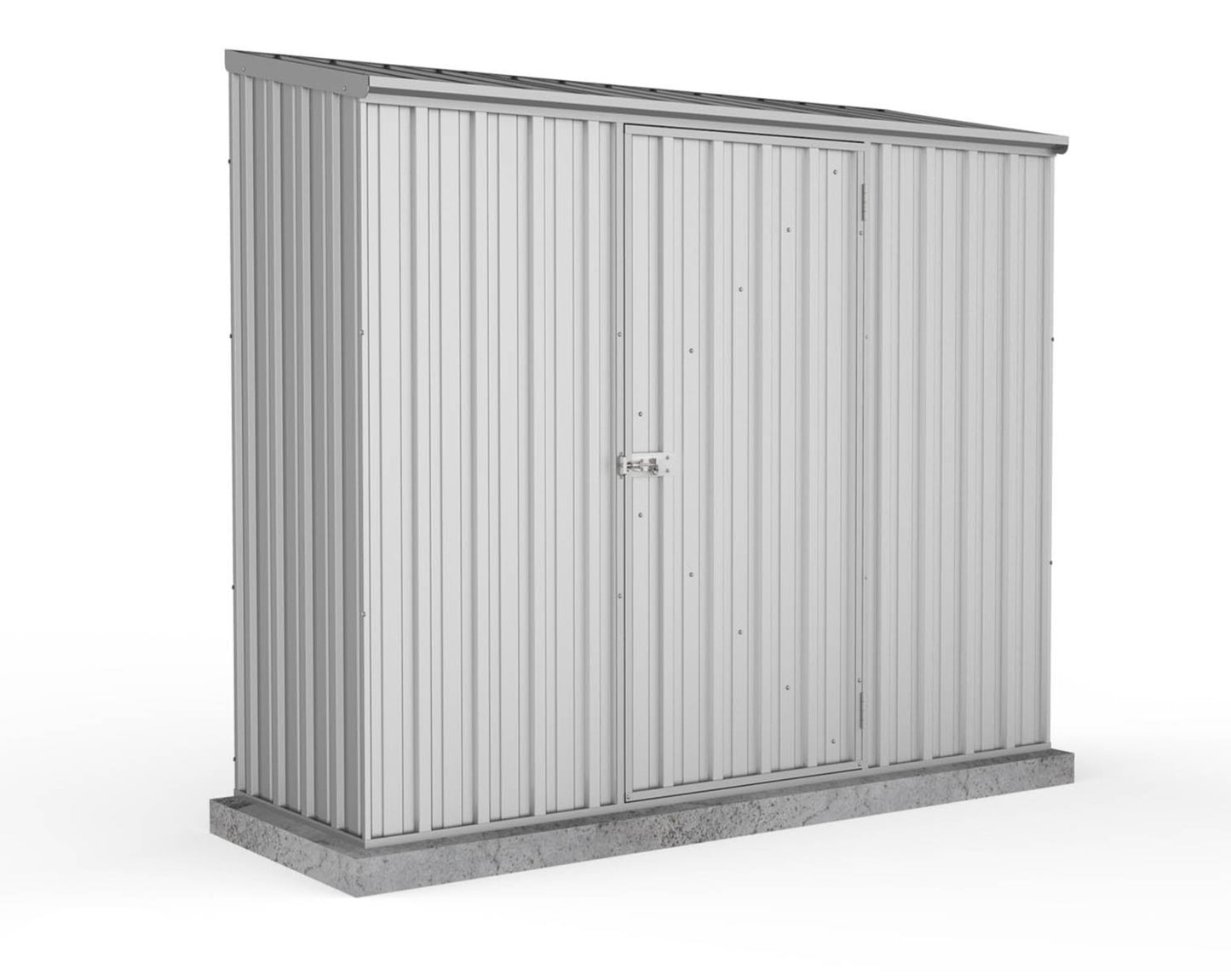 Mercia Absco Space Saver Shed 2.26m x 0.78m - (Zinc)