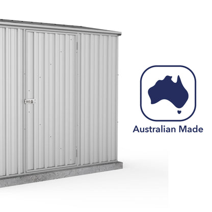 Mercia Absco Space Saver Shed 2.26m x 0.78m - (Zinc)