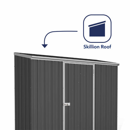 Mercia Absco Space Saver Shed 2.26m x 0.78m - (Monument)