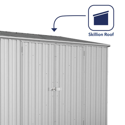 Mercia Absco Space Saver Shed 3m x 1.52m - (Zinc)