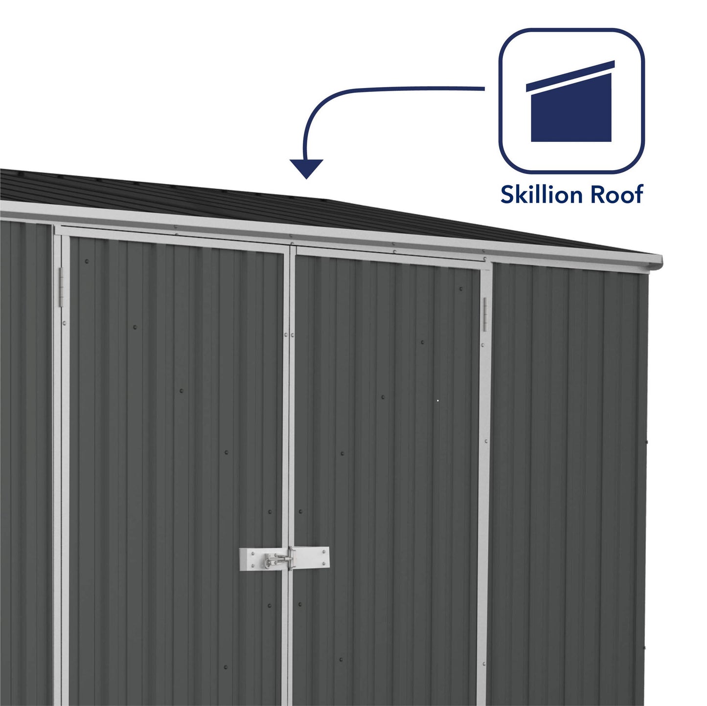 Mercia Absco Space Saver Shed 3m x 1.52m - (Monument)