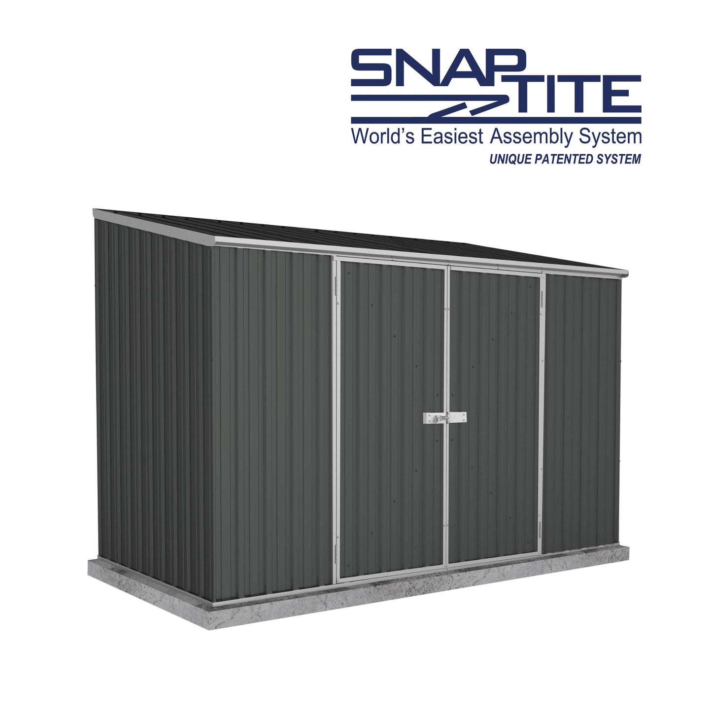 Mercia Absco Space Saver Shed 3m x 1.52m - (Monument)