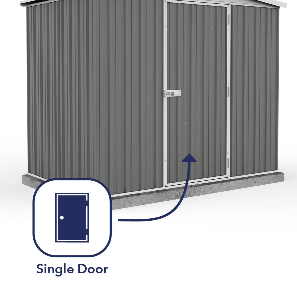 Mercia Absco Regent Shed 2.26m x 1.44m - (Woodland Grey)