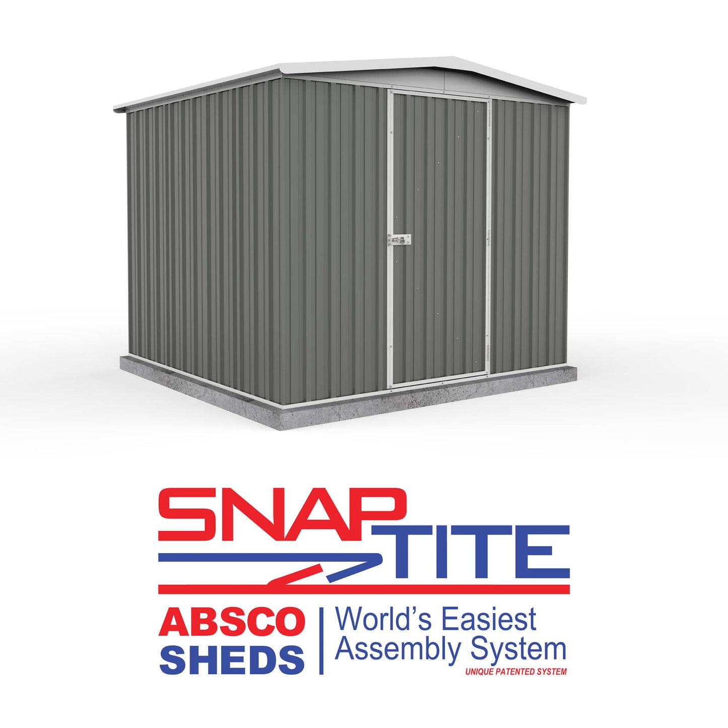 Mercia Absco Regent Shed 2.26m x 2.18m - (Woodland Grey)