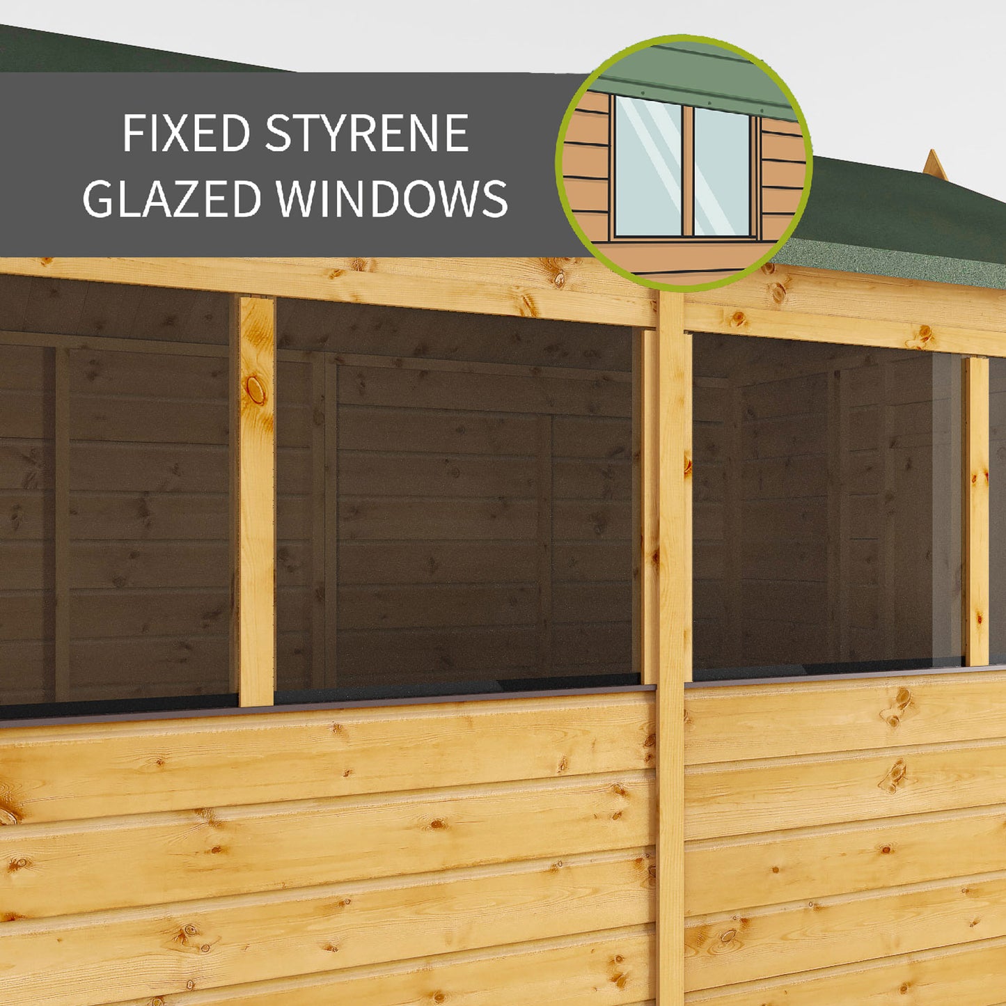 Mercia 10 x 6 Modular Shiplap Apex Shed