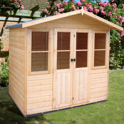 Shire Haddon 7' x 5' Flatpack Double Door Summer House