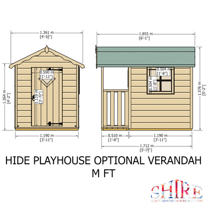 Shire Hide 4' x 4' Little House