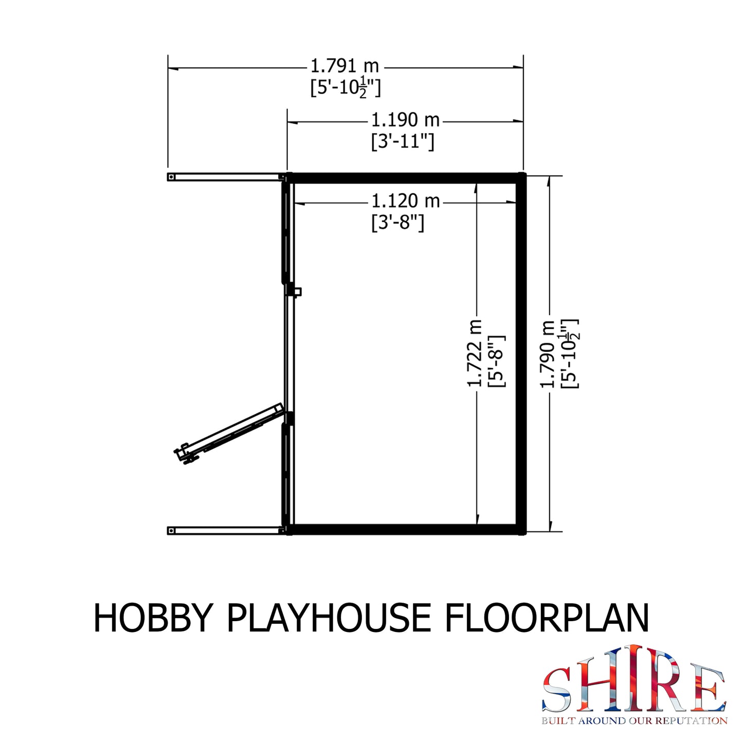 Shire Hobby 6' x 4' Little House