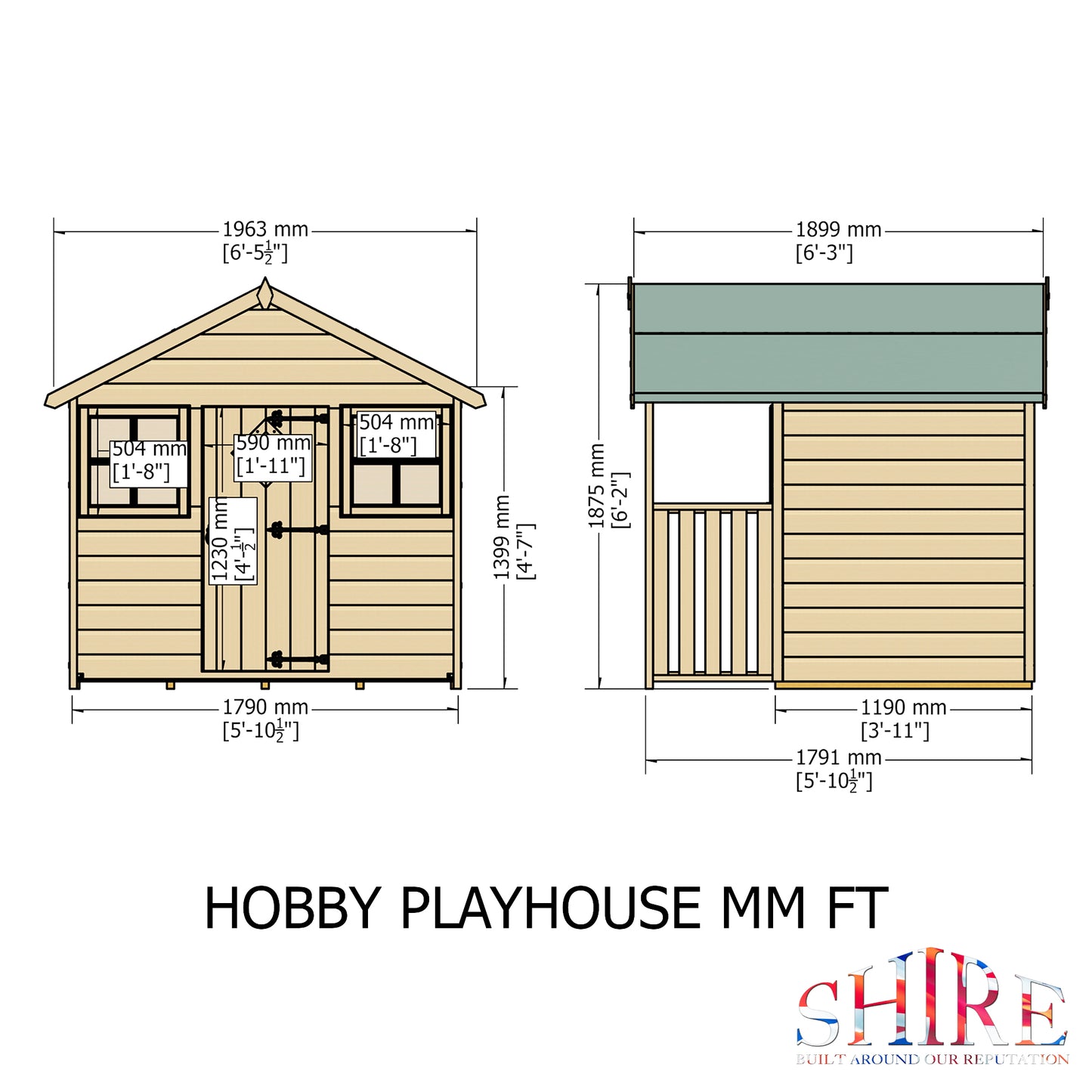 Shire Hobby 6' x 4' Little House