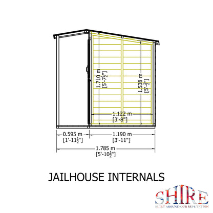 Shire Jailhouse 6' x 4' Little House