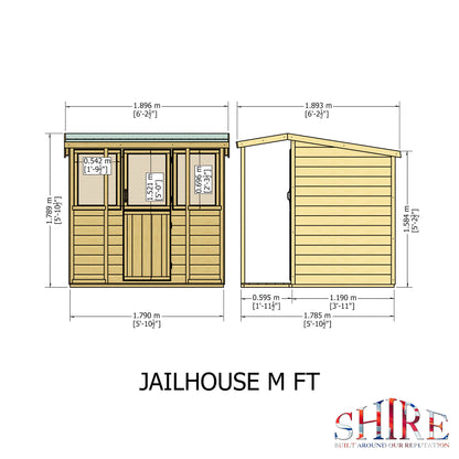 Shire Jailhouse 6' x 4' Little House